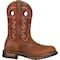 Rocky Original Ride Branson, Men's Waterproof Western Saddle Roper Boots, 9 M, Leather, 11 in Height FQ0002775 - alternate 6